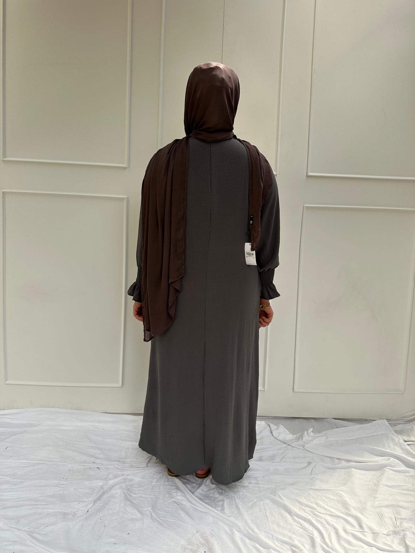 Khadija Abaya Grey