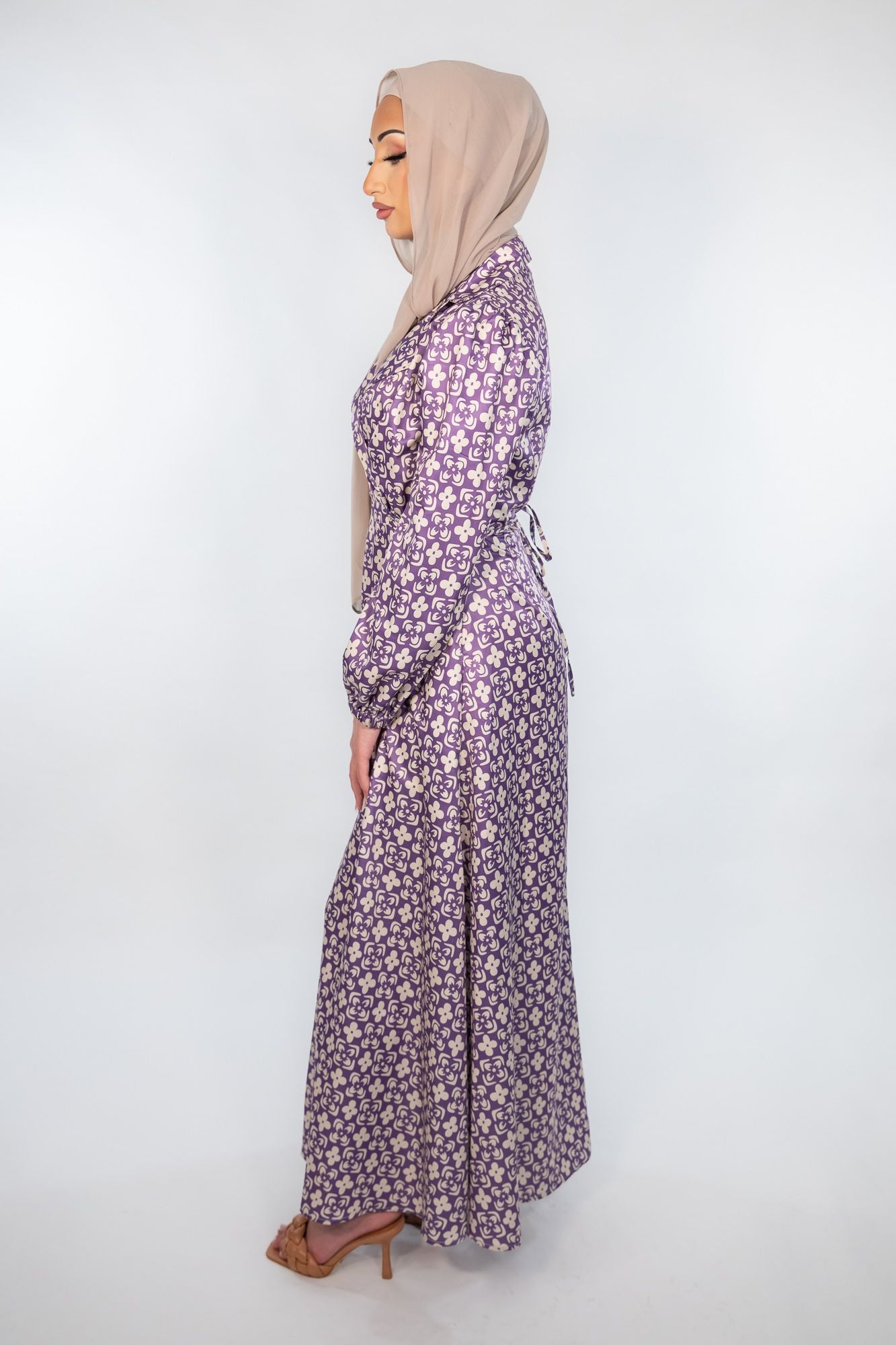 Floral Geo Print Dress