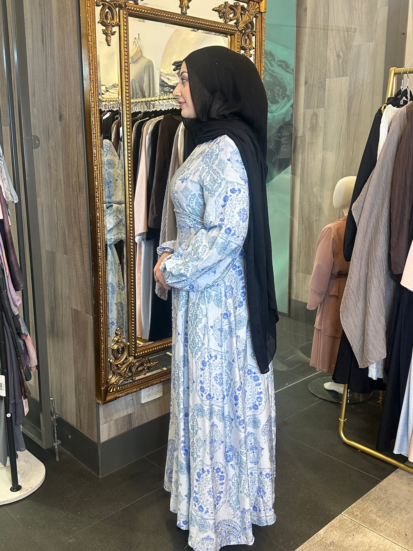Rana Print Dress