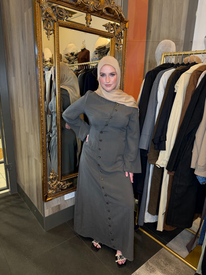 Fatima Button Dress