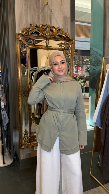 Layla Wrap Tie Shirt