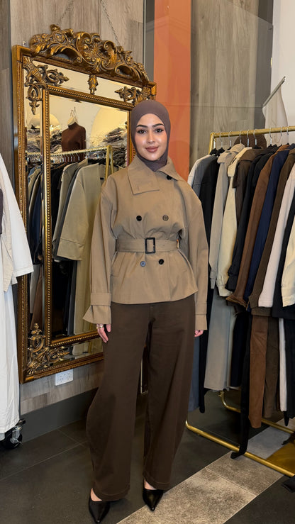 Zariah Belted Trench Jacket