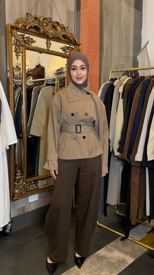 Zariah Belted Trench Jacket