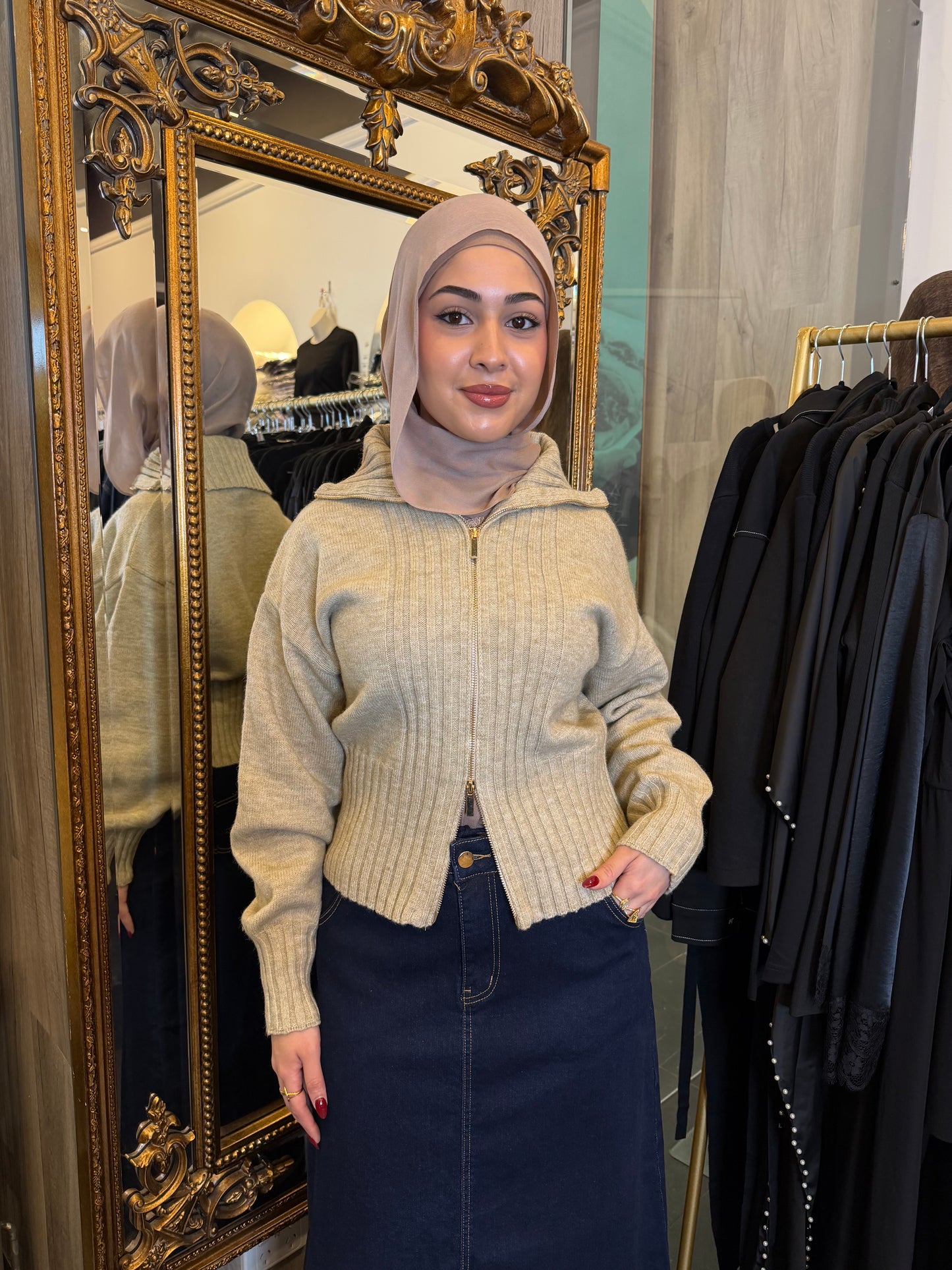 Hazel Zip Knit