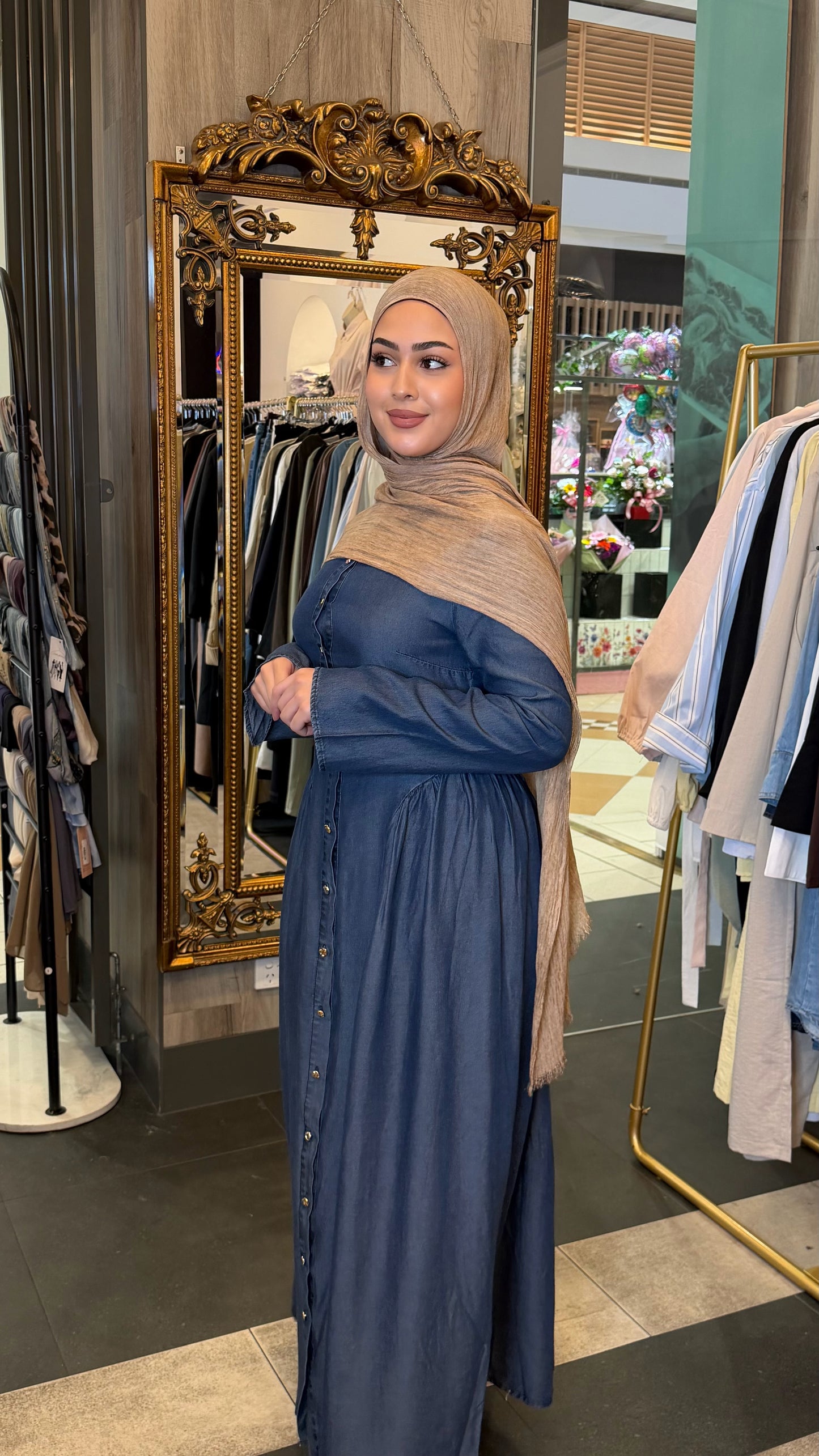 Reema Denim Dress