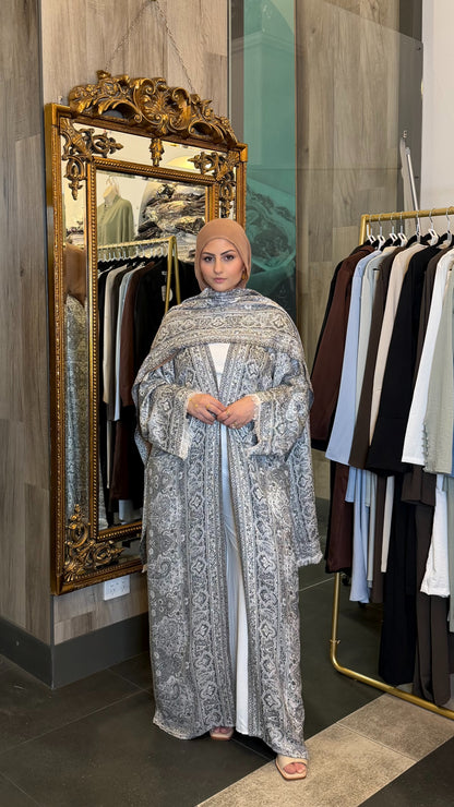 Long Pashmina Abaya