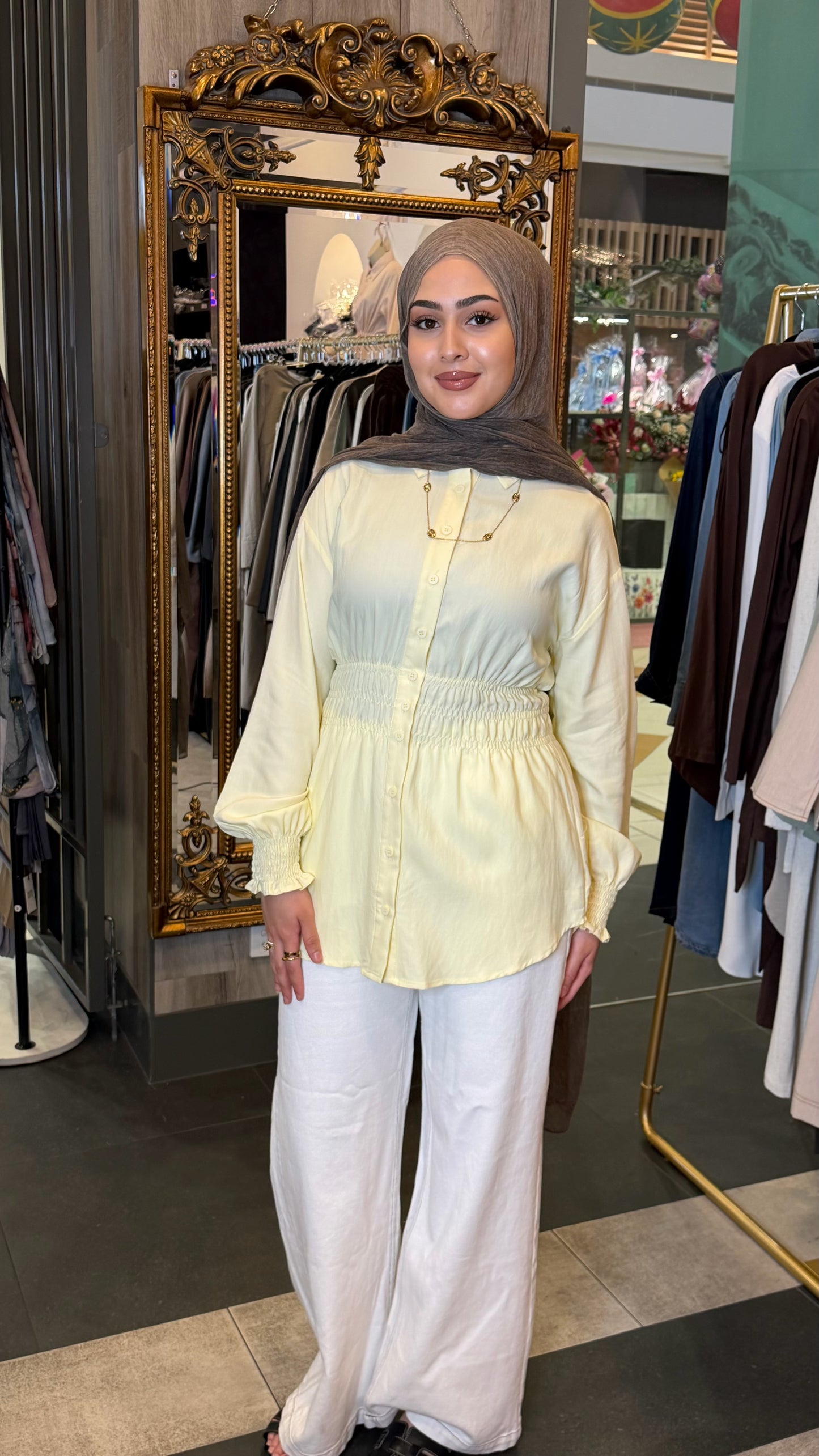 Aminah Ruched Top