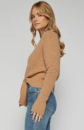 Tie Front Knit Top