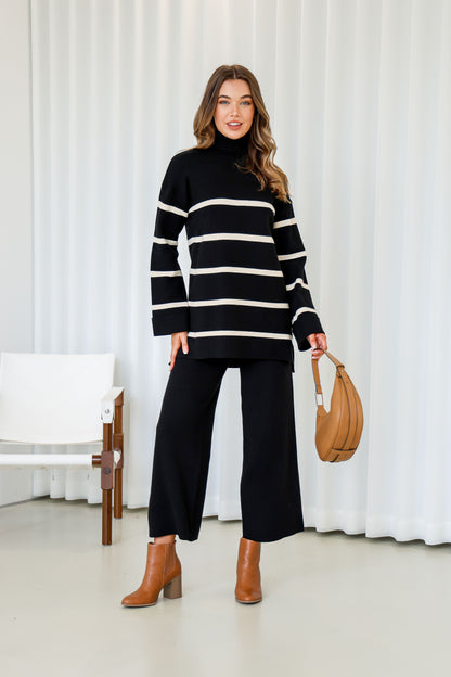 Stripe Set-Black