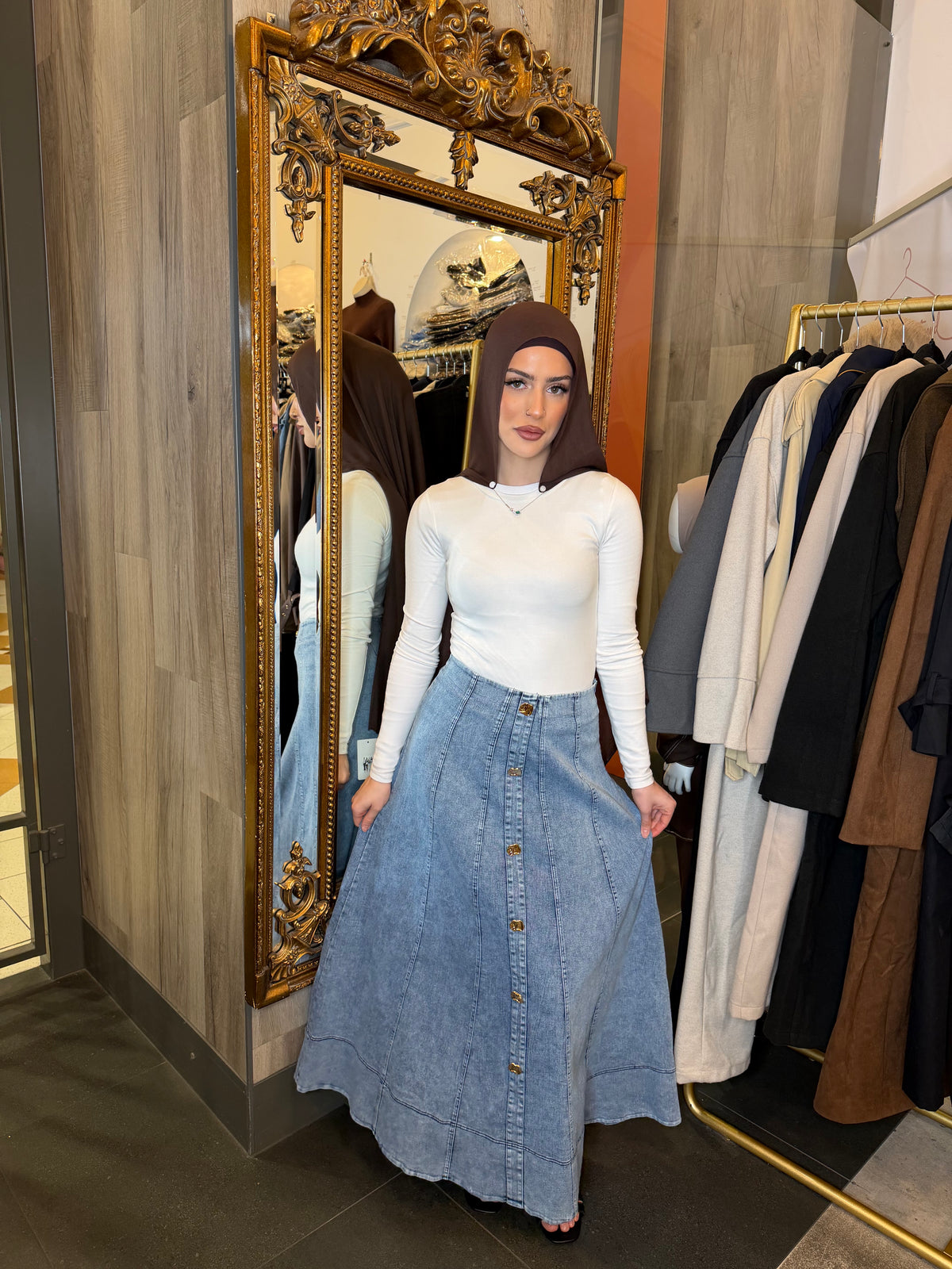 Ela Denim Skirt
