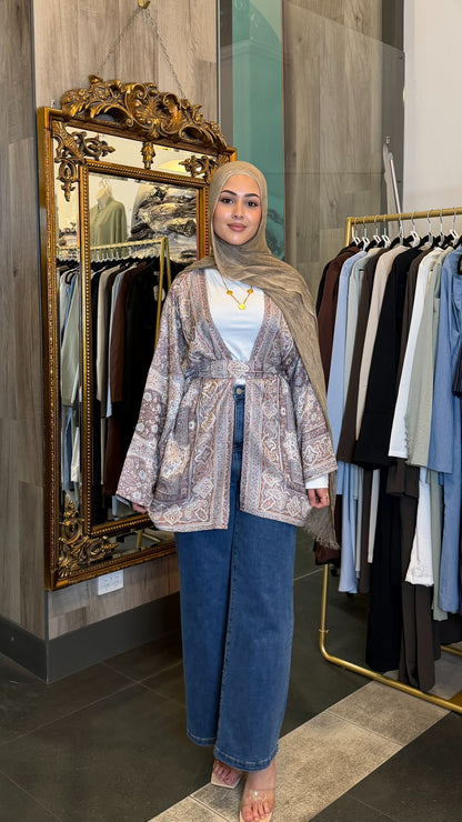 Short Pashmina Abaya