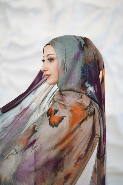 Watercolour Modal Hijab