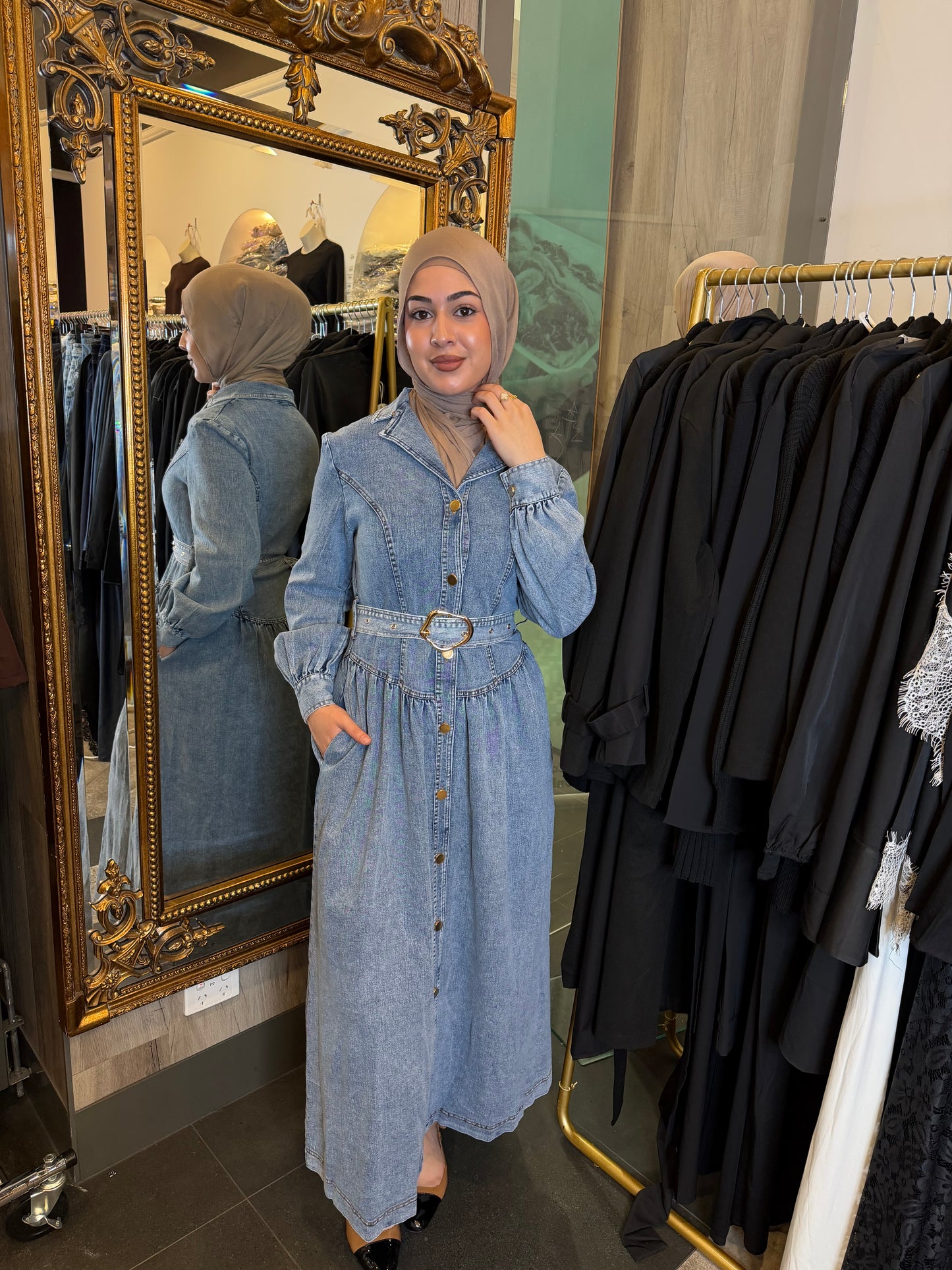 Meryam Denim Dress