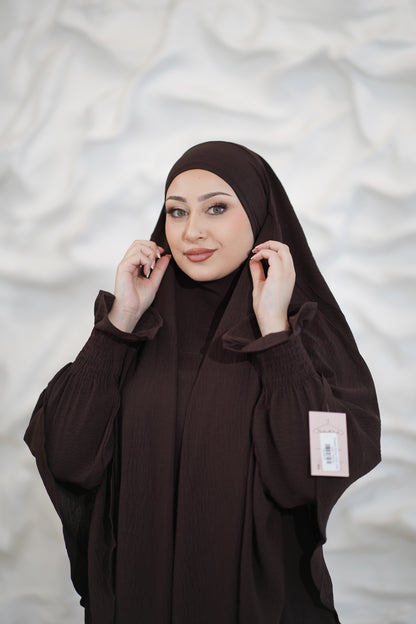 Khadija Khimar Dark Coffee