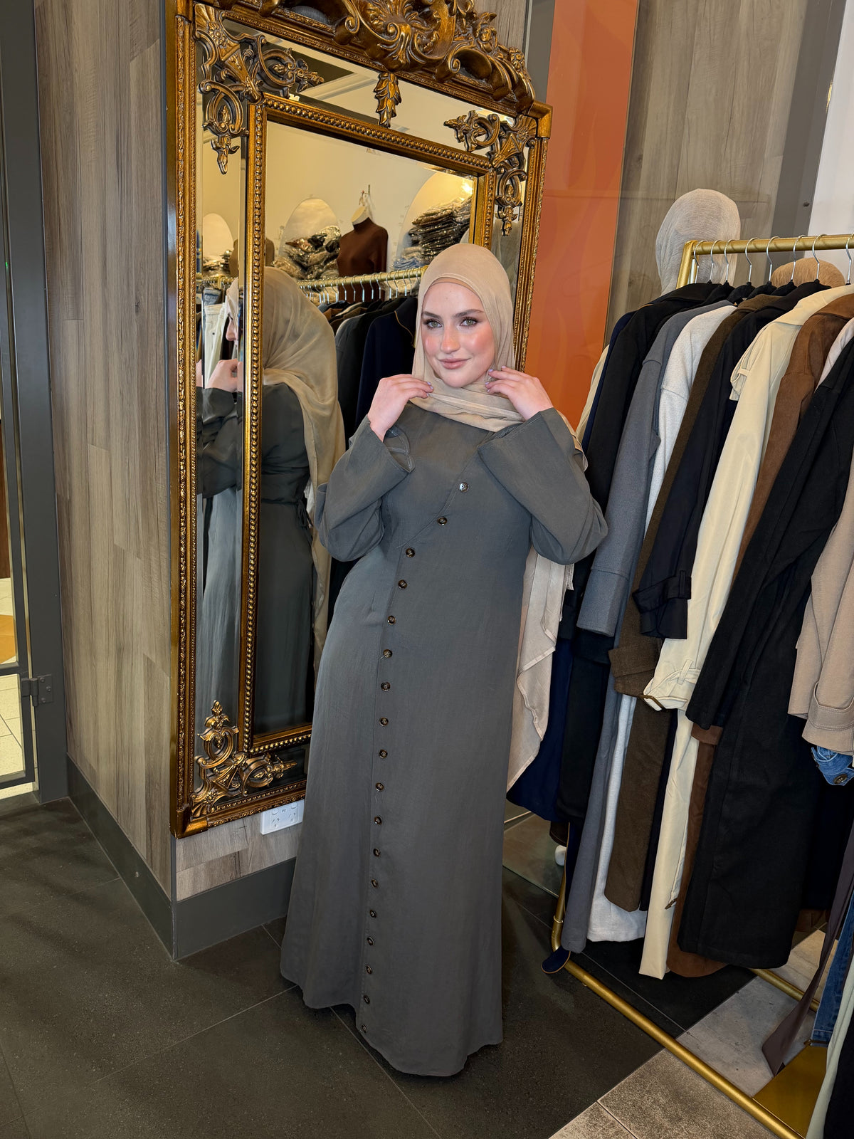 Fatima Button Dress