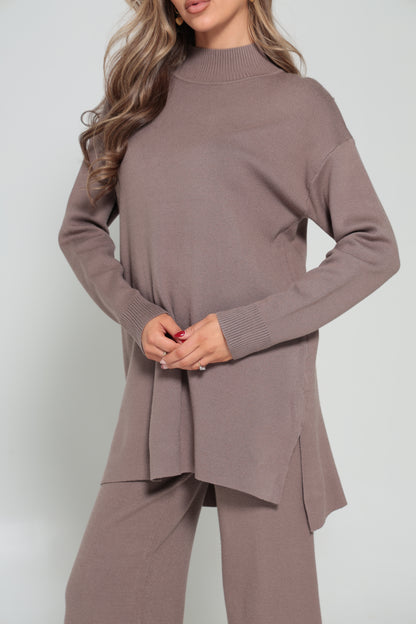 Mariam Knit Set Mocha