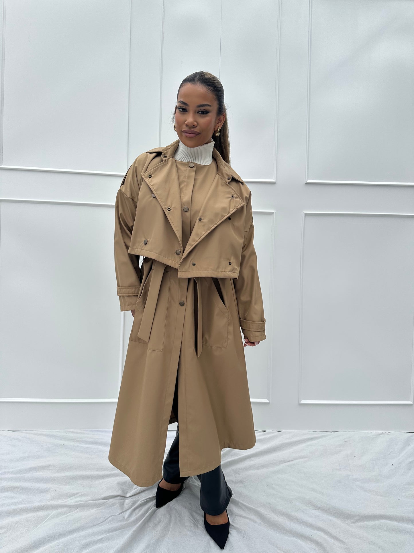 Maysa Trench Coat (Caramel)