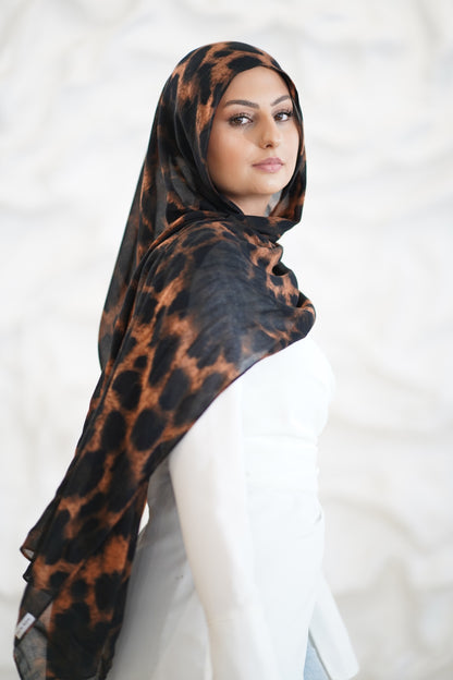 Leopard Print Modal Hijab