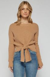 Tie Front Knit Top