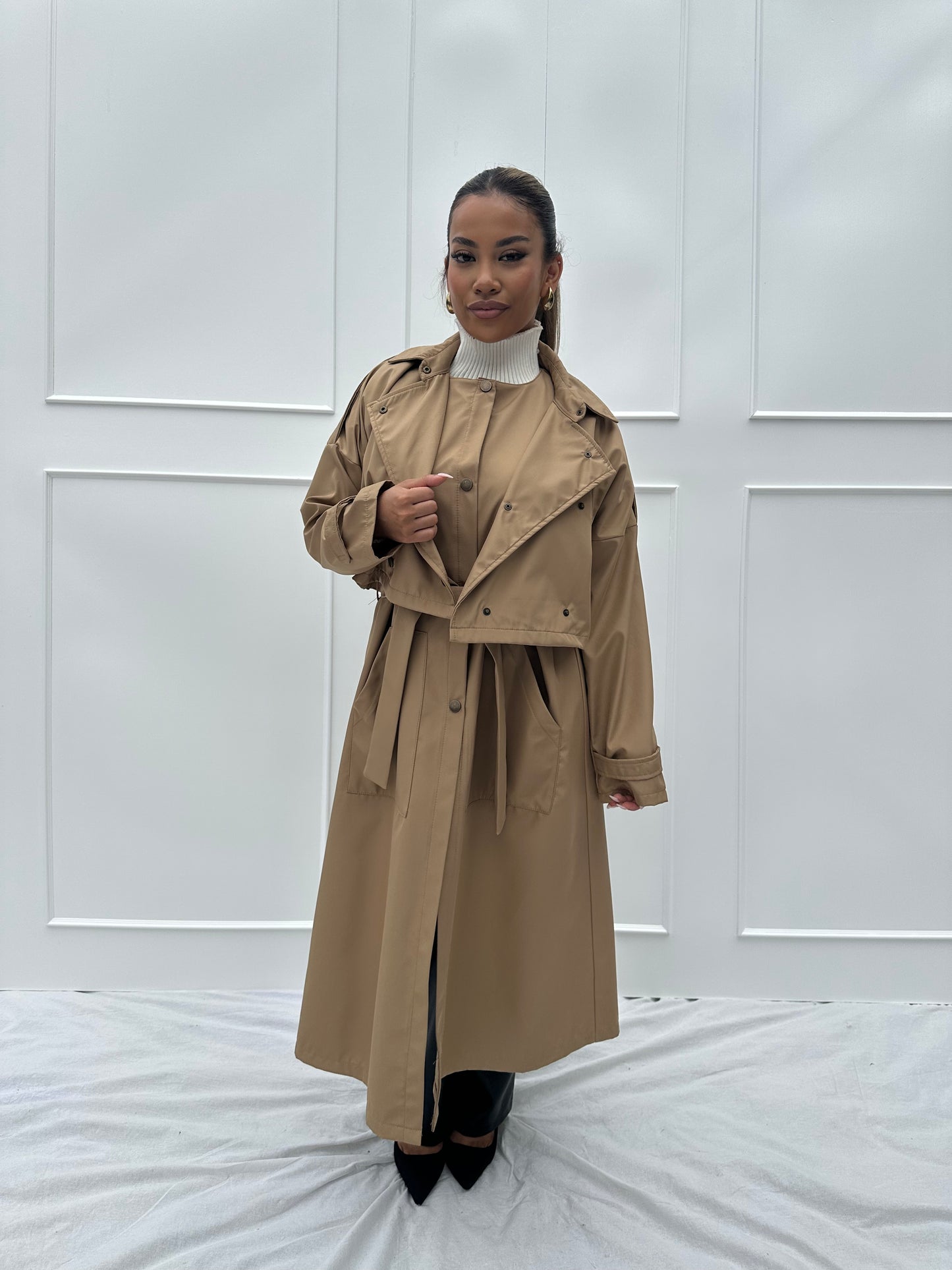 Maysa Trench Coat (Caramel)