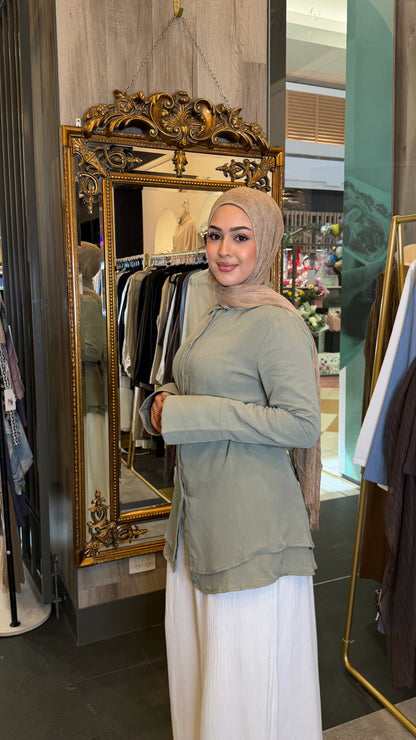 Layla Wrap Tie Shirt