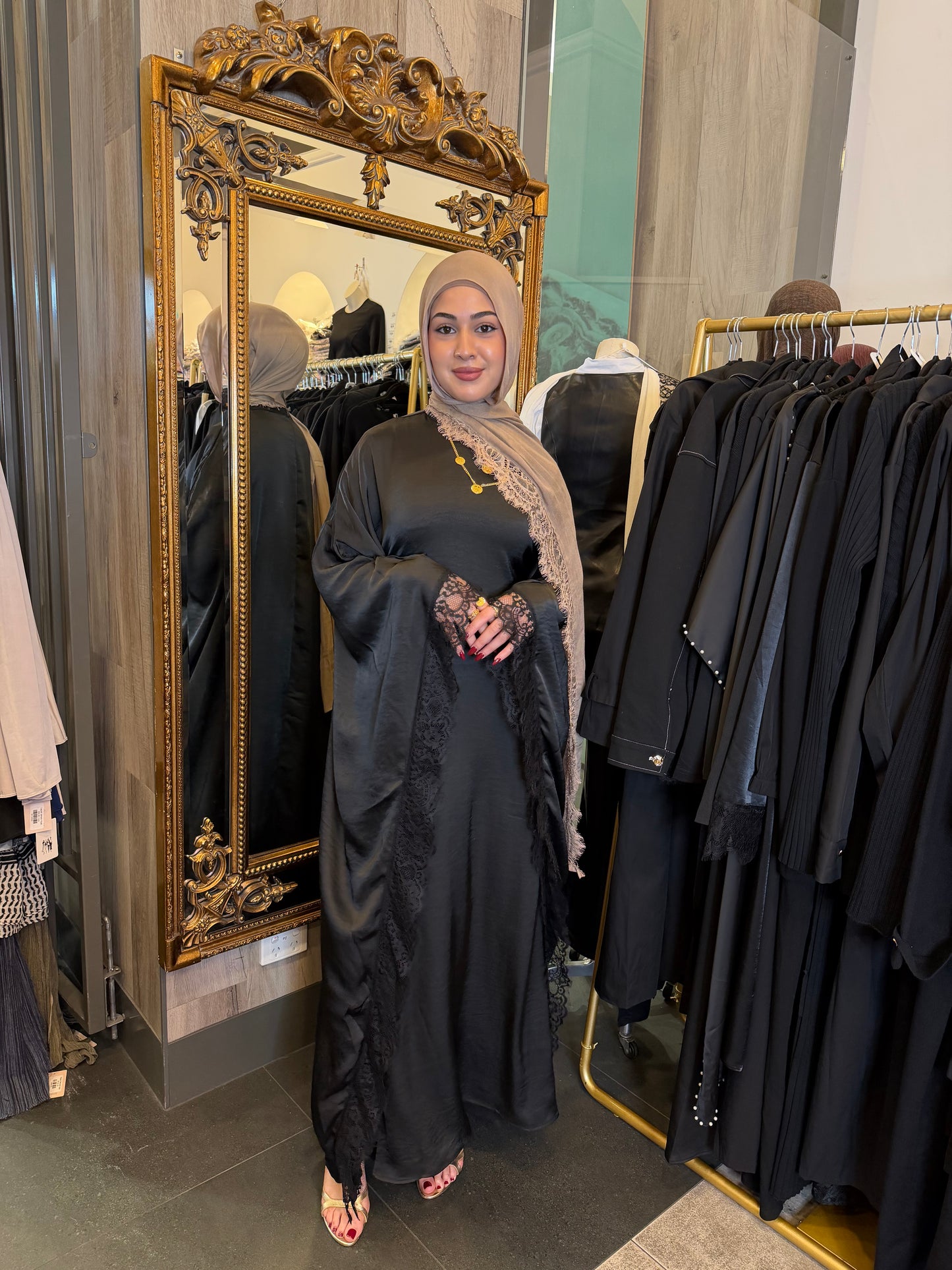 Batool Butterfly Abaya