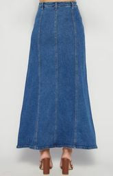 Maxi-Denim Skirt Pannel