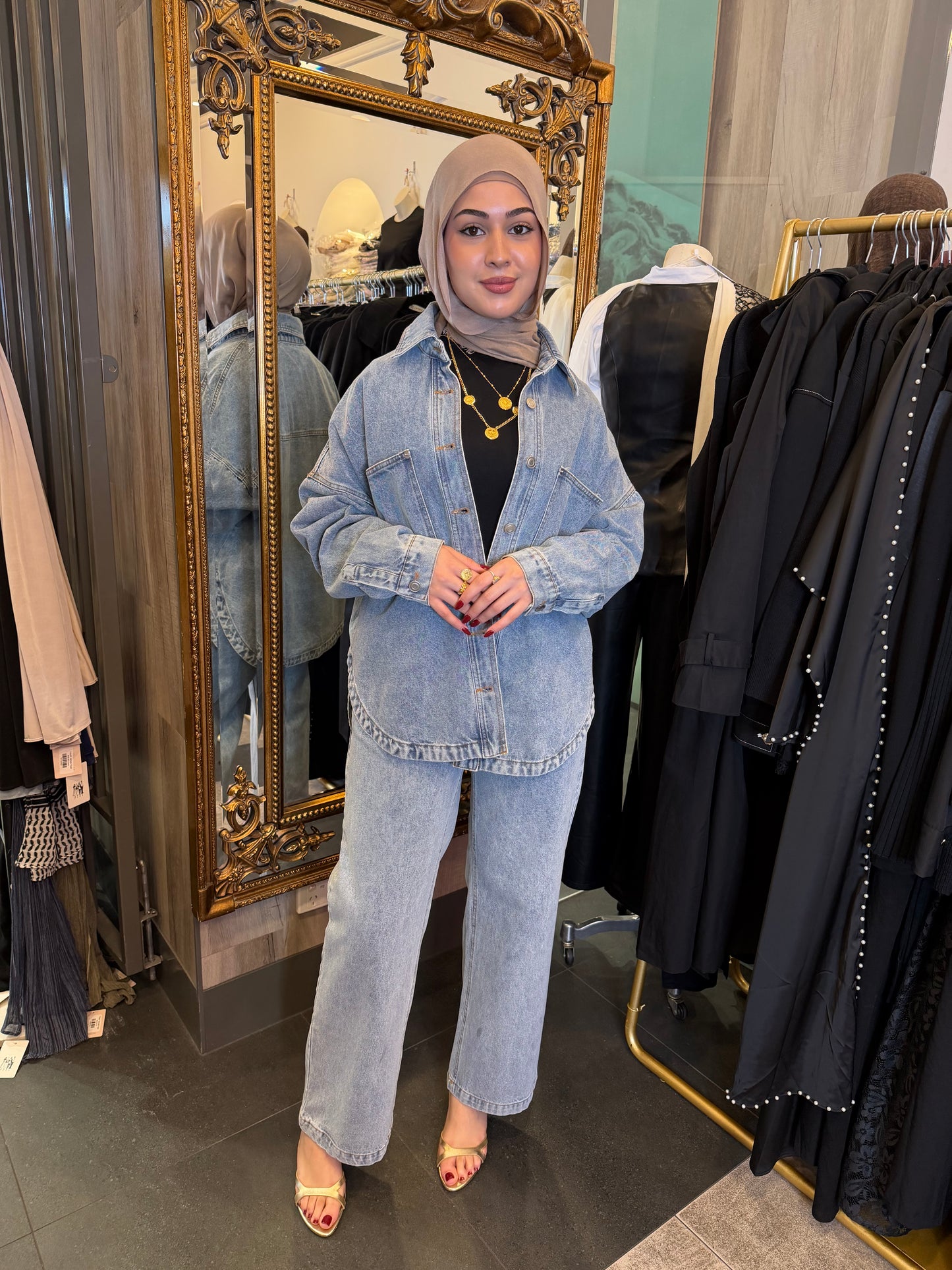 Boushra Denim Set