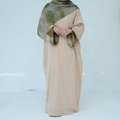 Abaya with hijab Set-Green