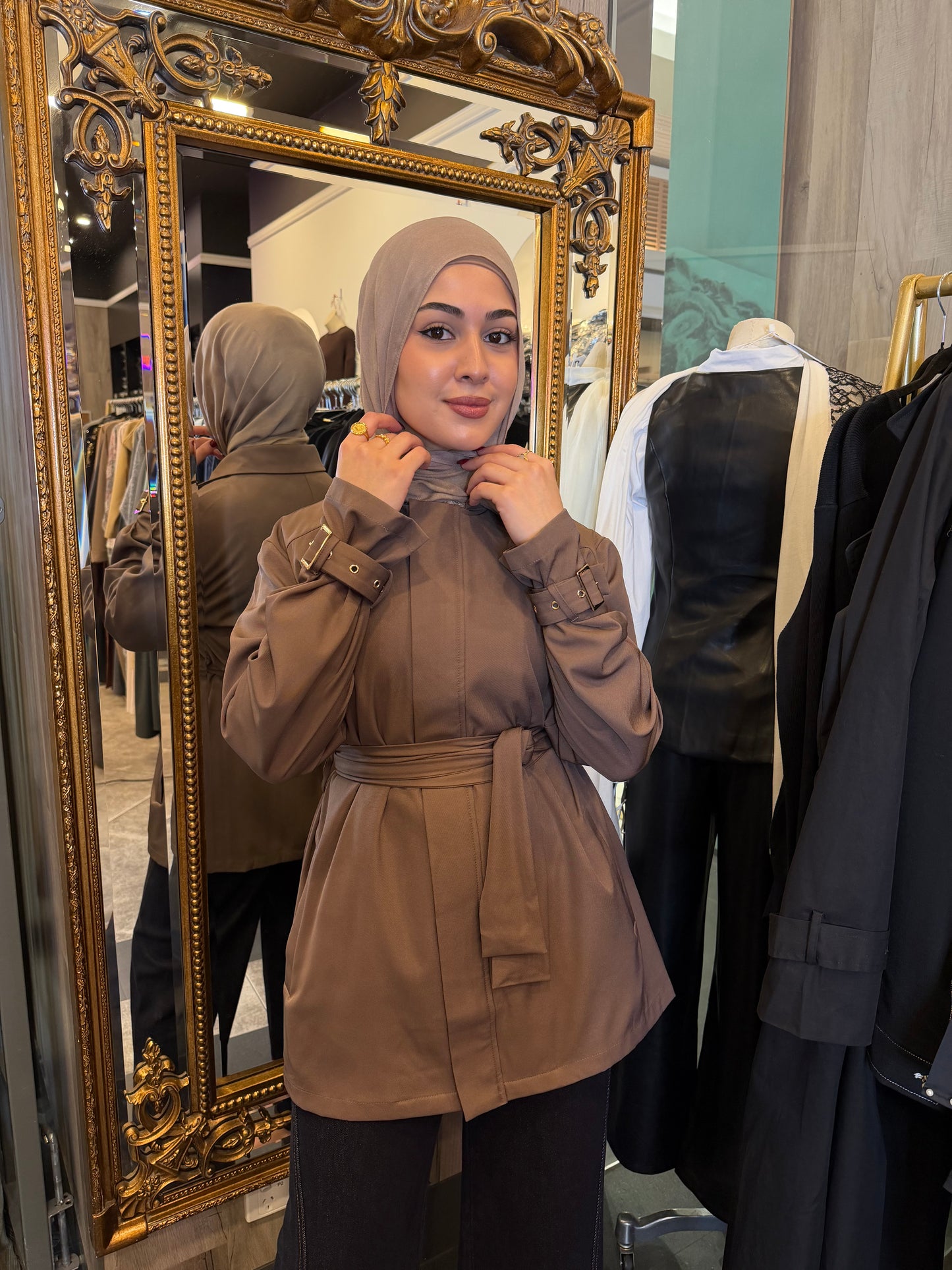Naia Belted Coat