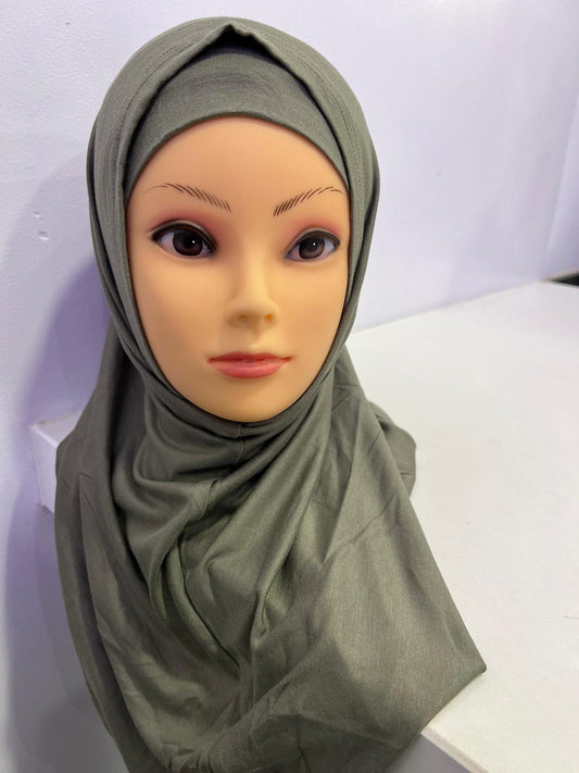 Amira 2pc hijab set (Olive)