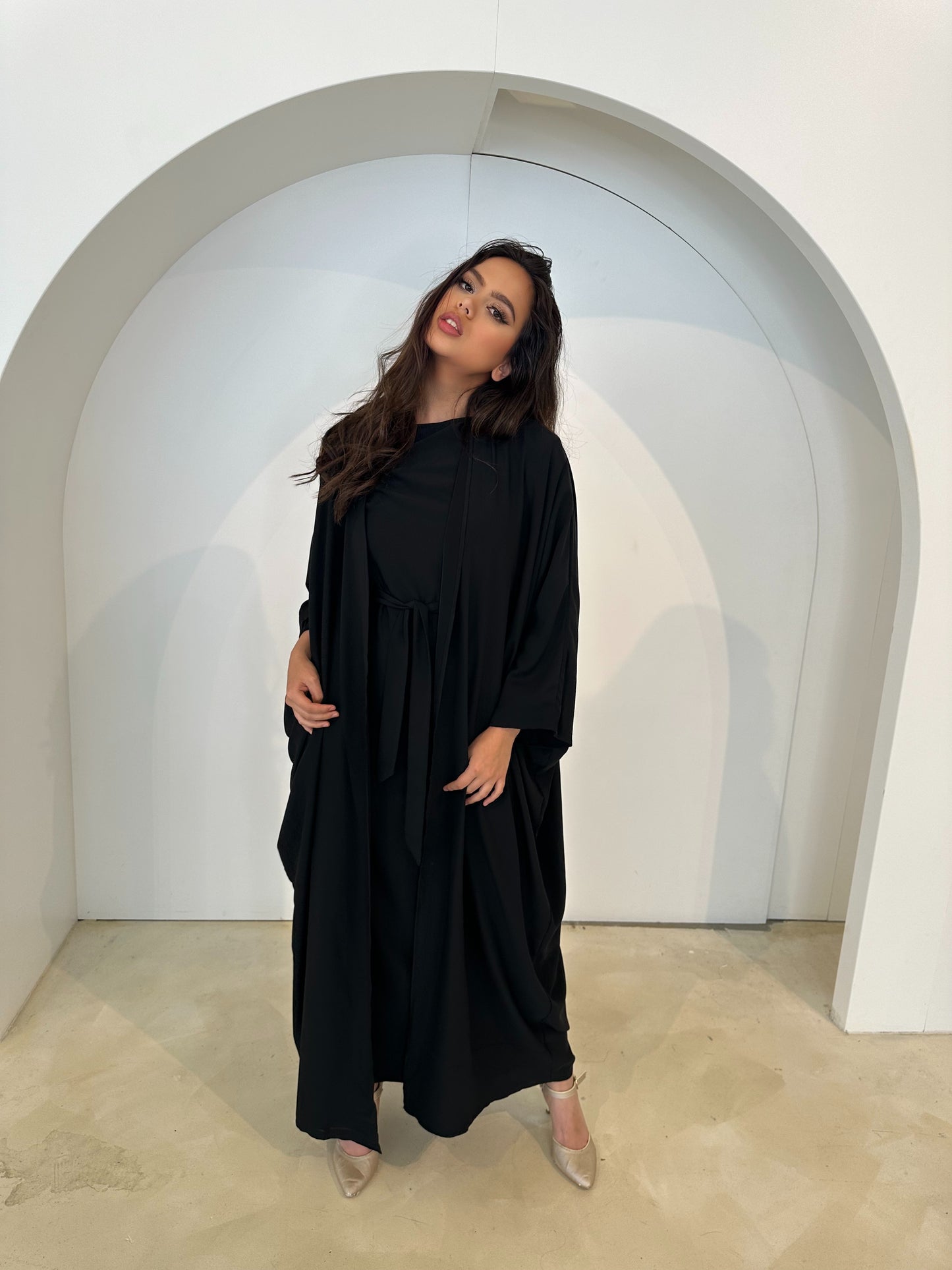 Rahma Abaya Set-Black