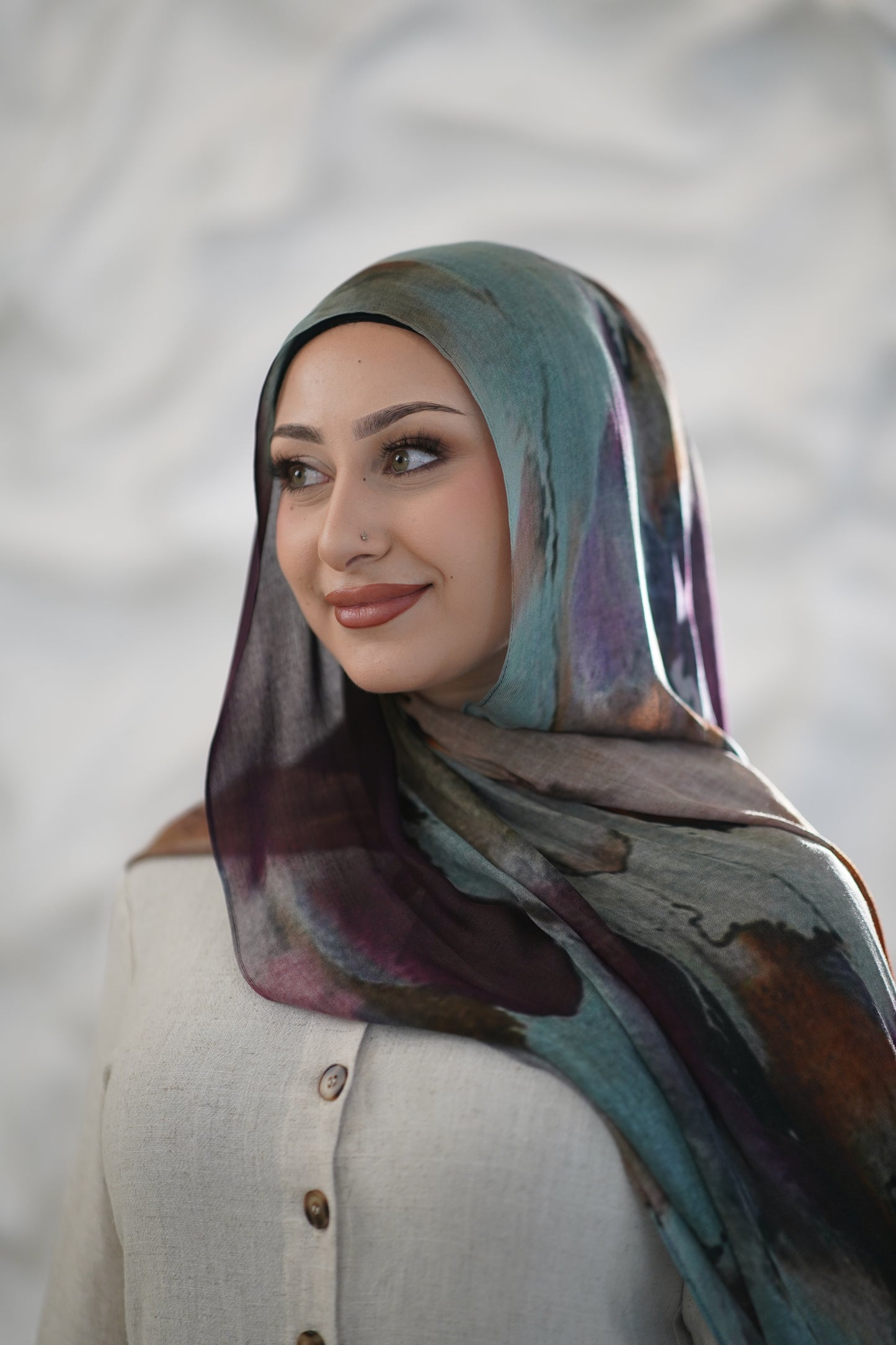 Watercolour Modal Hijab