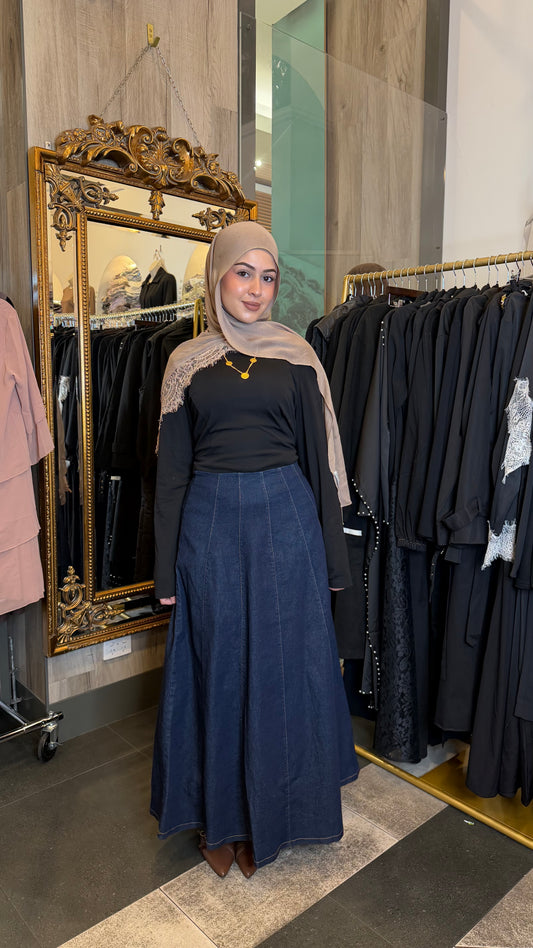 Selin Denim Skirt