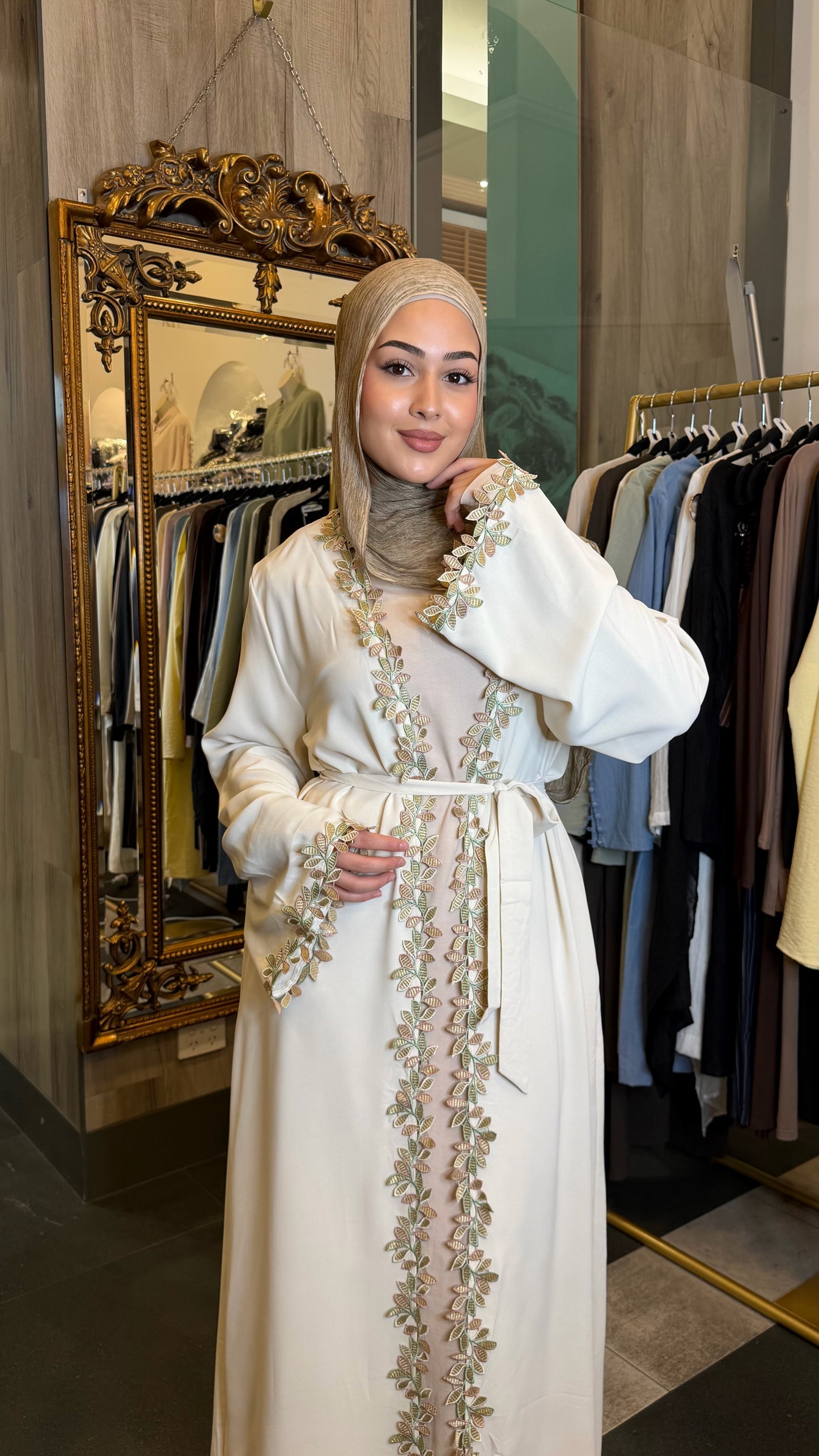 Zara Open Abaya