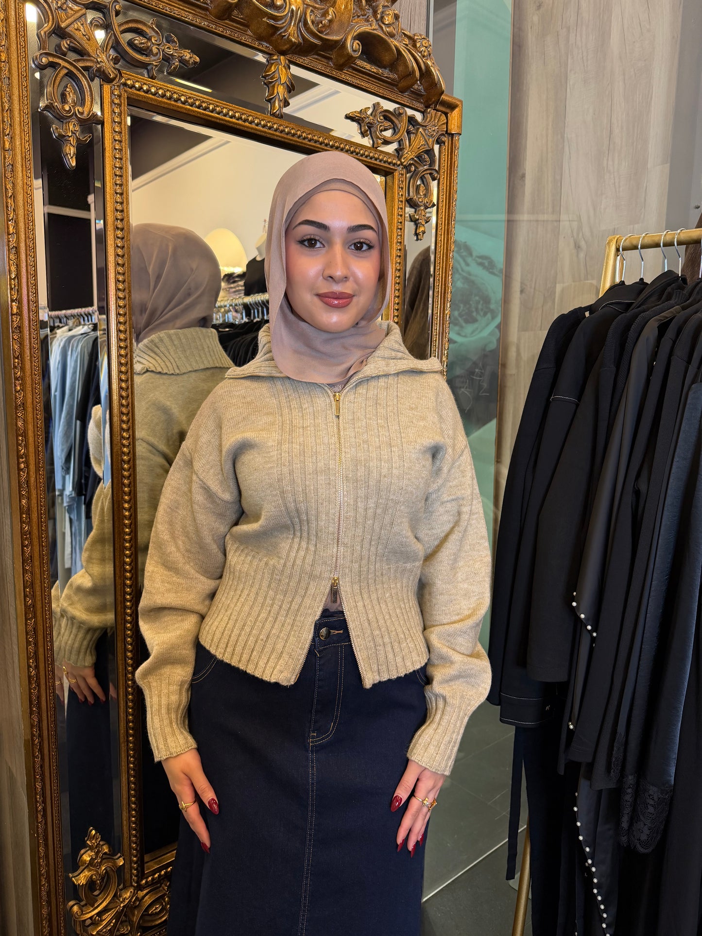 Hazel Zip Knit