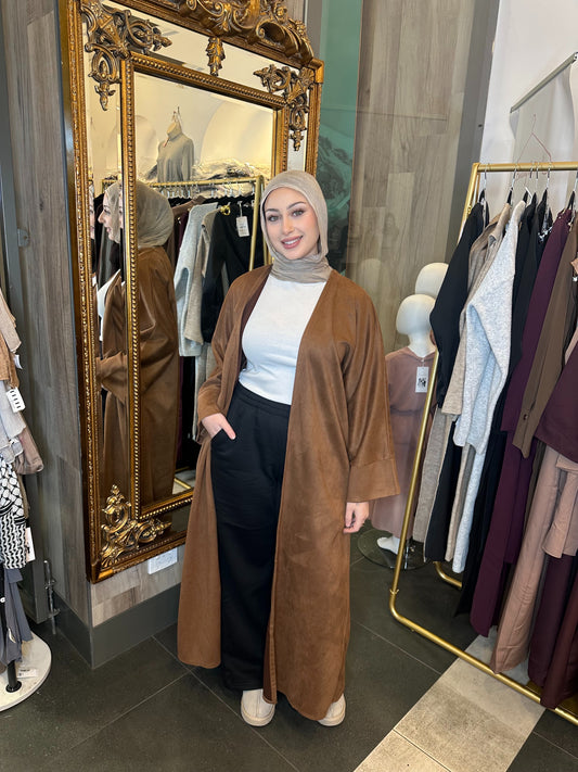 Suha Open Swade Abaya