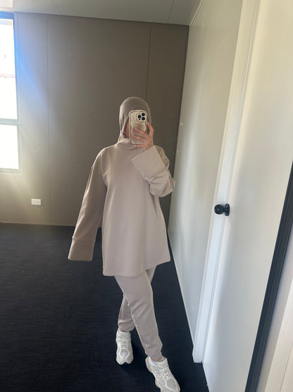 TrackSuit Set Beige