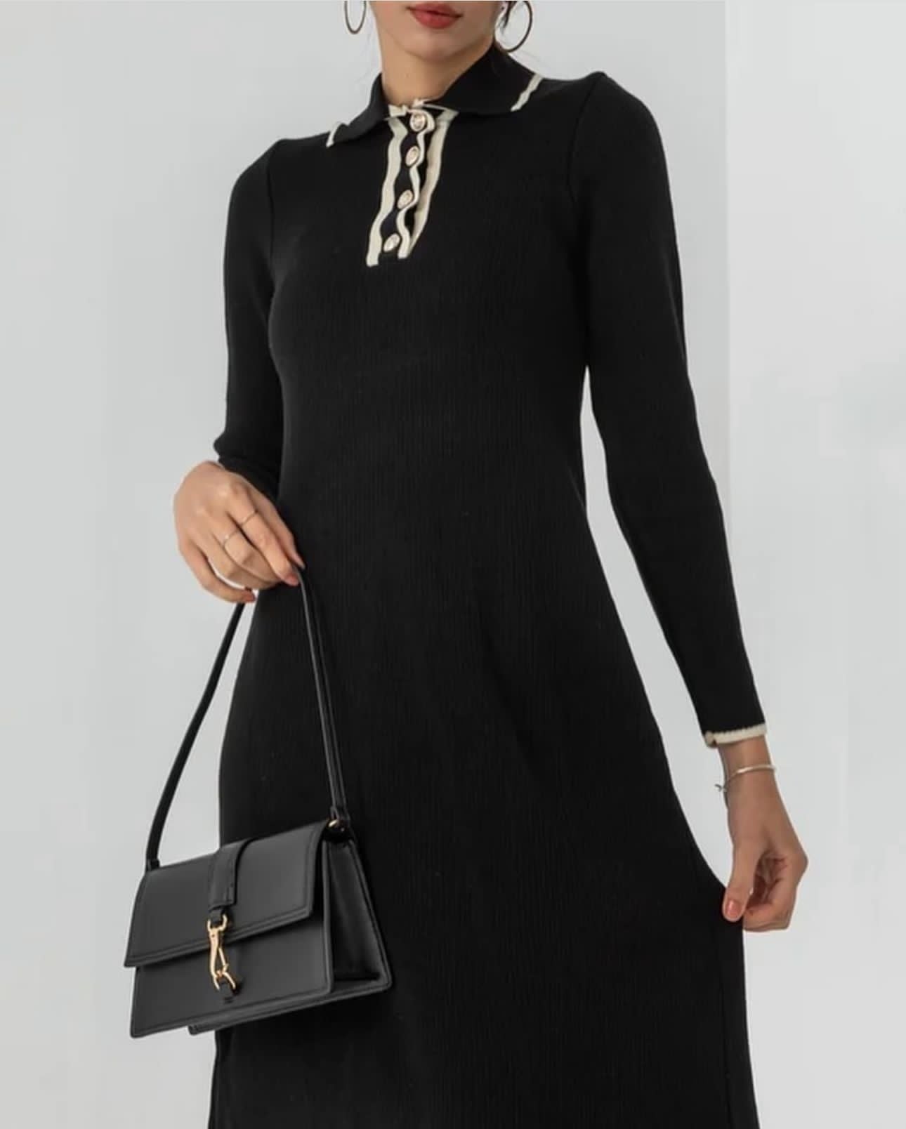 Alia Knit Dress (Black)