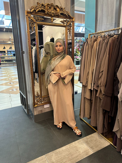 Abaya with hijab Set-Green