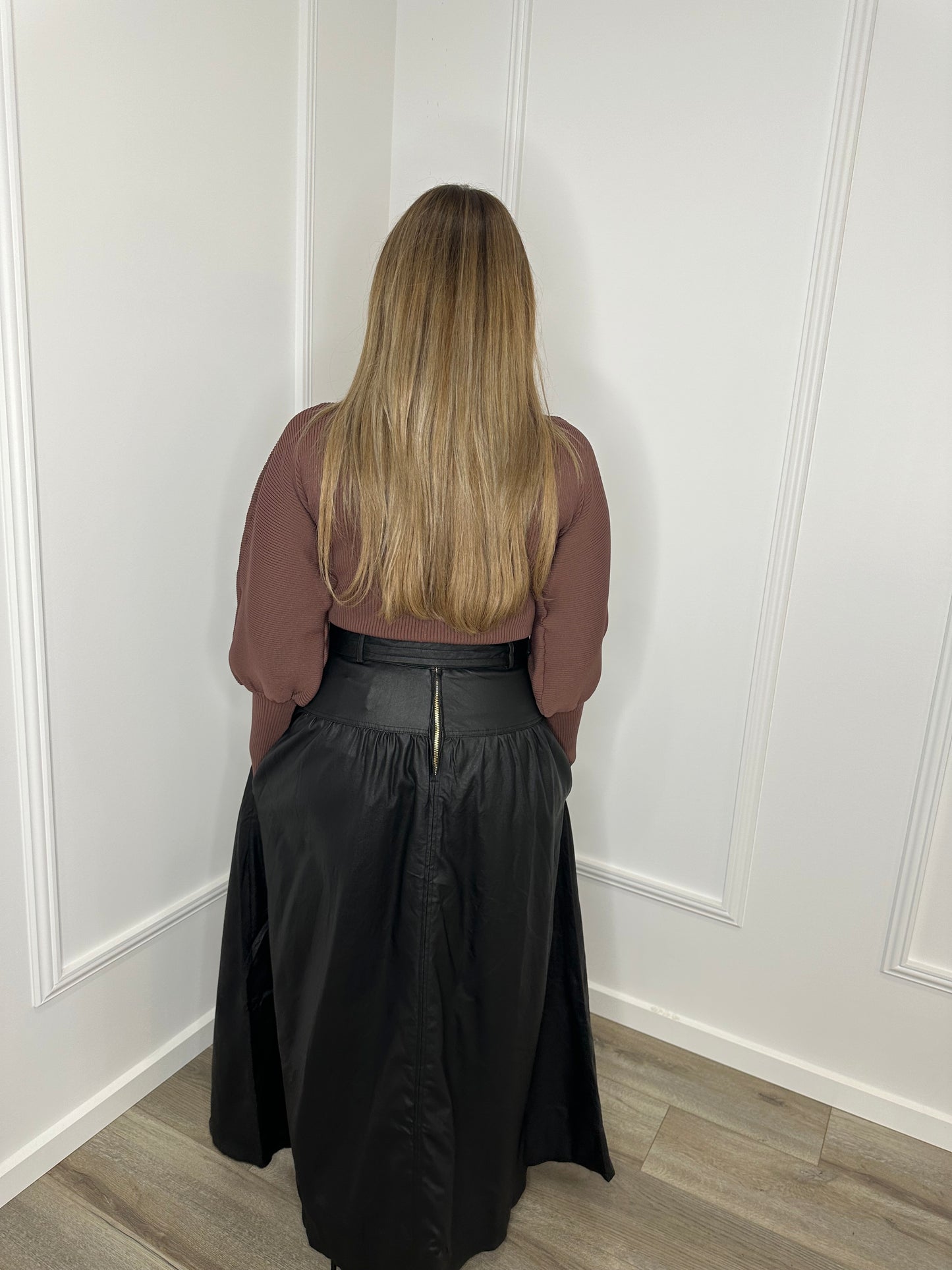 Leather skirt