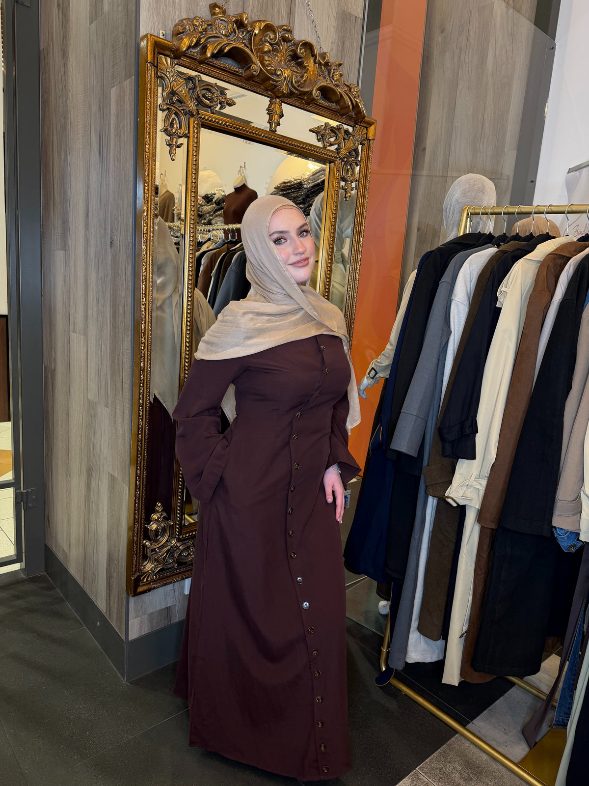 Fatima Button Dress