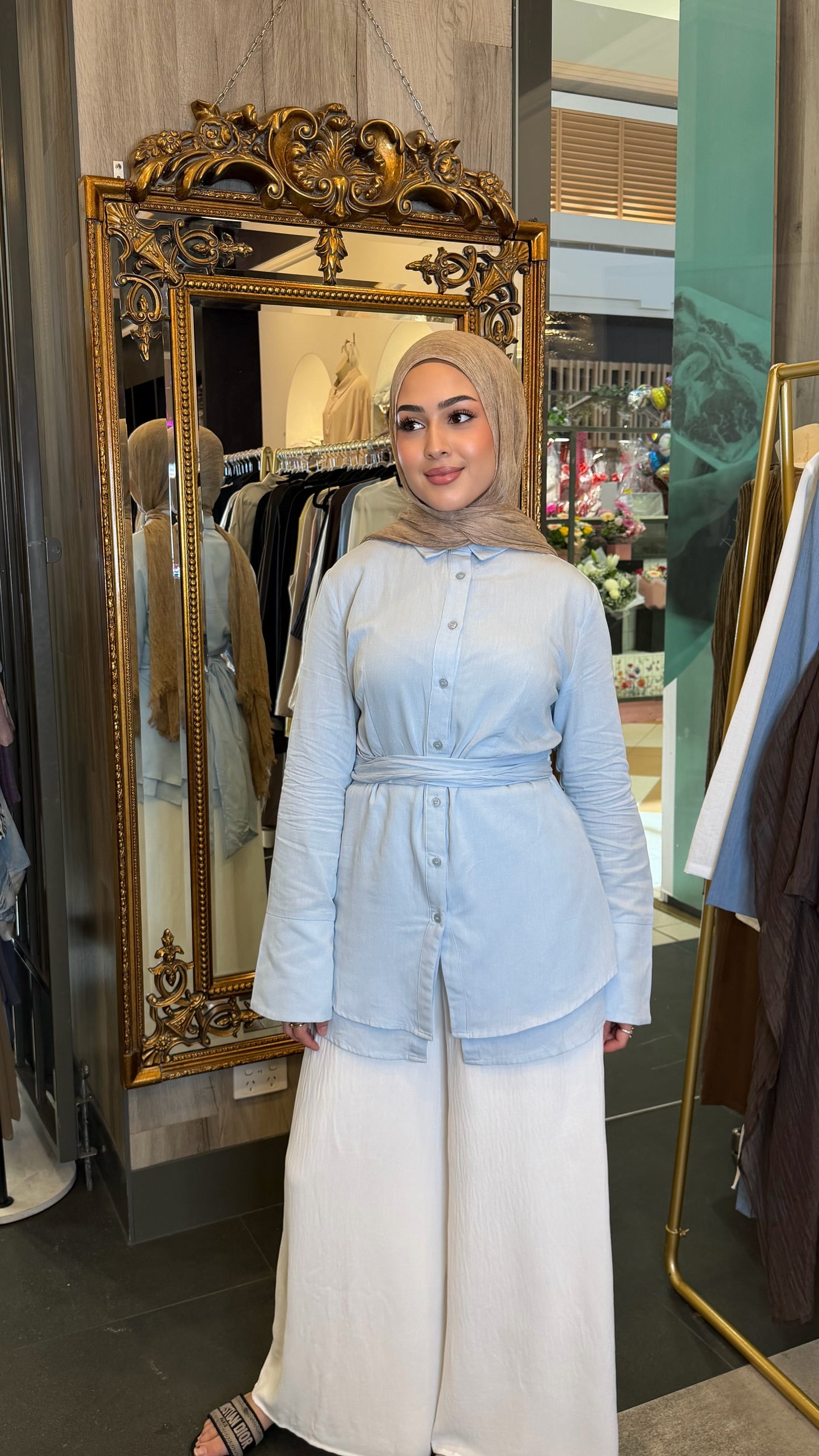 Layla Wrap Tie Shirt