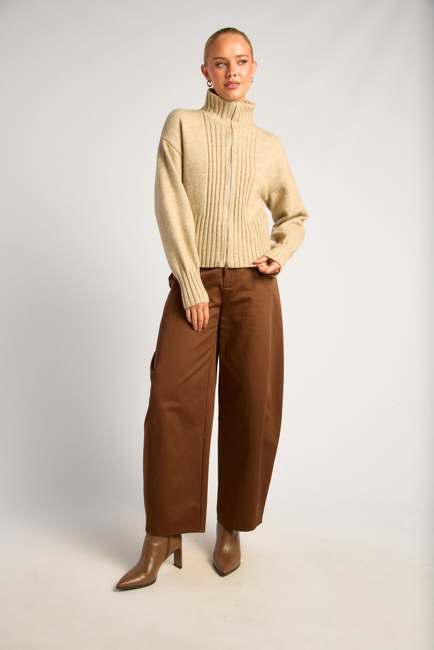 Hazel Zip Knit