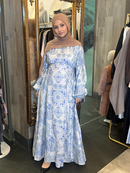Rana Print Dress