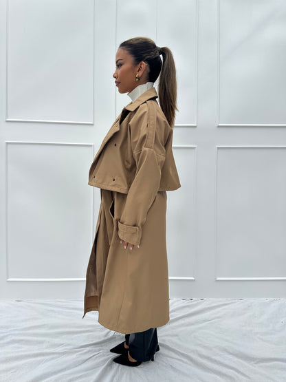 Maysa Trench Coat (Caramel)