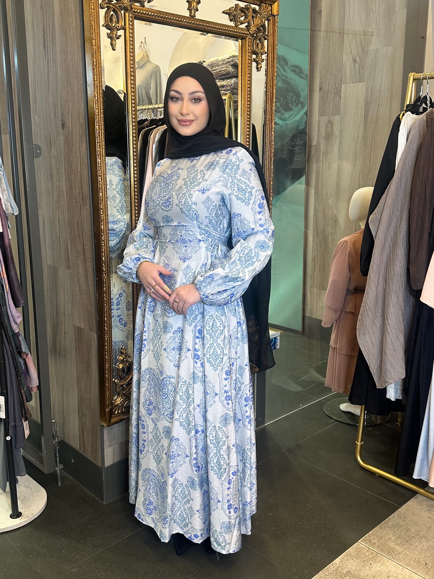 Rana Print Dress