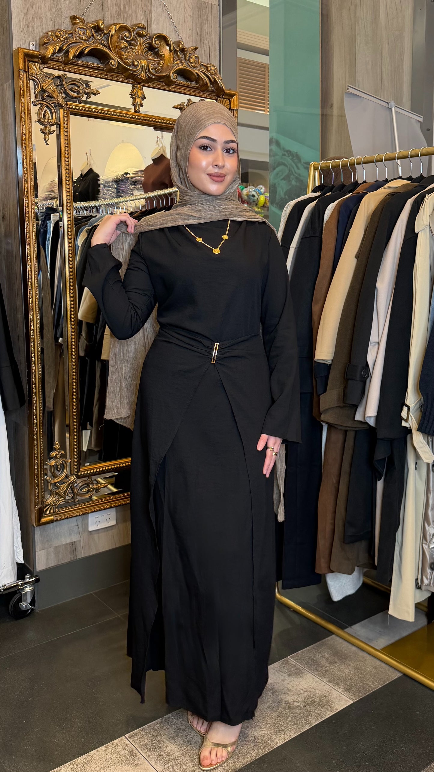 Mireya Drape Dress