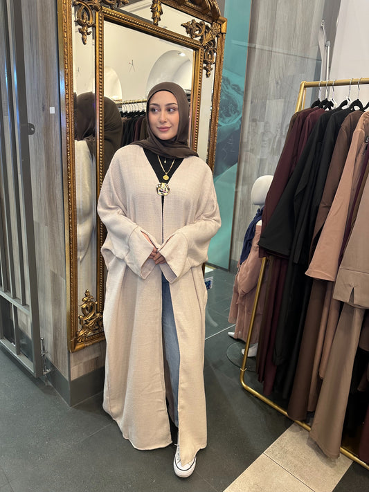 Open abaya kimono