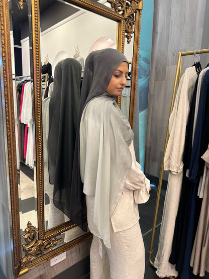 Ombré Hijab-Grey Tones